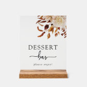 Dessert Bar Acrylic Sign Acrylschild (Vorderseite)