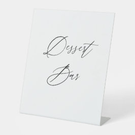 Dessert Bar Wedding Sign | Sweet Table top Sockelschild