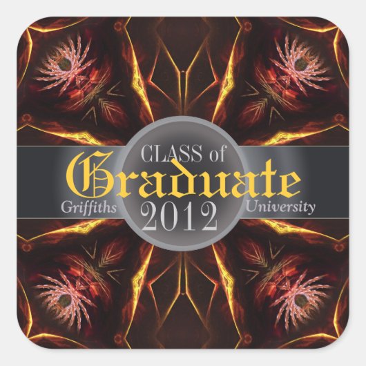 Dessert Blume Award Abschluss Sticker (Vorderseite)