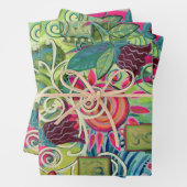 Dessert Blume Geschenkpapier Set (Beispiel)