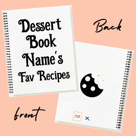 Dessert Book Favorite Rezept Collection Notebook Notizblock