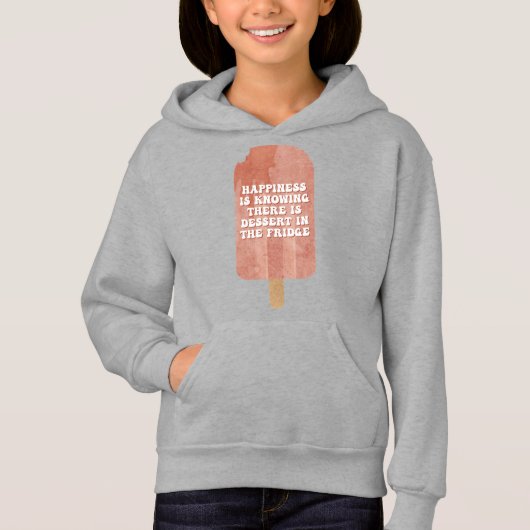 Dessert bringt Glück Hoodie (Vorderseite)