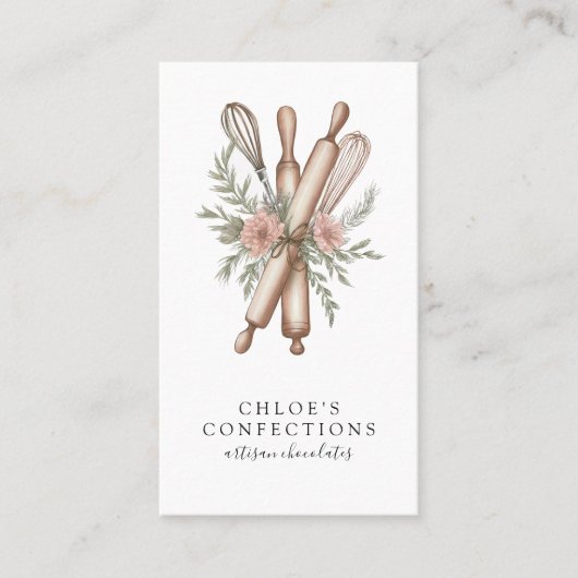 Dessert Caterer Baker's Tools Visitenkarte (Vorderseite)
