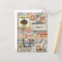 Dessert & Coffee Vintag Ephemera Decoupage