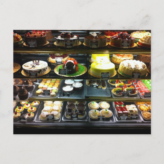 Dessert Display Case Postkarte (Vorderseite)