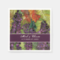 Dessert Empfang Napkins Weinberg Hochzeit