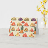 Dessert Frucht: Schwarze Trauben Muscat Trauben Tr Karte (Gelbe Blume)