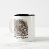 Dessert, jemand? Unicorn Alice Lion Wonderland Zweifarbige Tasse (Vorderseite Links)