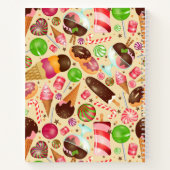 Dessert Leckereien Notizblock (Rückseite)