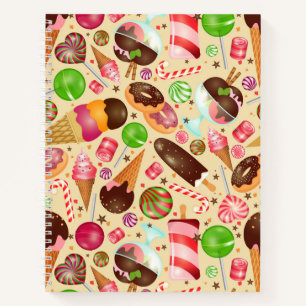 Dessert Leckereien Notizblock