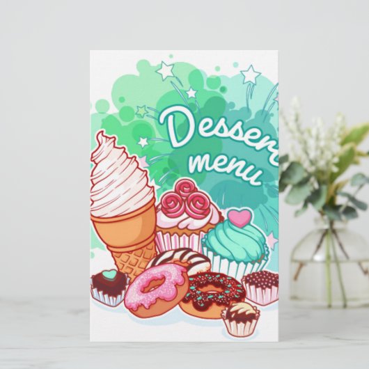 Dessert Menu Collection (Stehend Vorderseite)