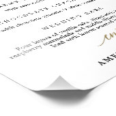 Dessert Menü wählen Sie Ihre Größe Fotodruck (Ecke)