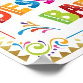 DESSERT PARTY Fiesta Party Signieren Print Poster (Ecke)