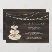 Dessert Party - Geburtstag, Ruhestand, Grand Openi Einladung (Vorne/Hinten)