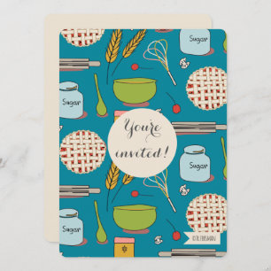 Dessert-Party-Kuchenmuster laden von TR Forsman ei Einladung