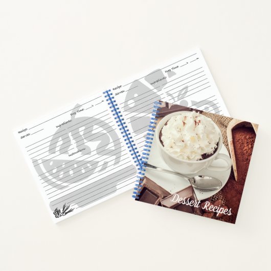 Dessert Recipe Notizblock (Innenseite)