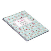 Dessert Rezept Book Baker Koch Cook Blank Notebook Notizblock (Rechte Seite)