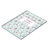 Dessert Rezept Book Baker Koch Cook Blank Notebook Notizblock (Linke Seite)