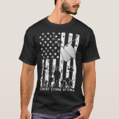 Dessert Storm Veteran American Flag Military Army T-Shirt (Vorderseite)