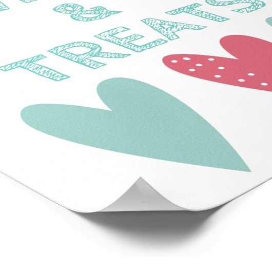 Dessert Table Sign für Fiesta Poster (Ecke)