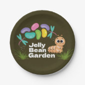 Dessert-Teller Ostern Jelly Beans Gartenparty Pappteller (Vorderseite)