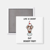 Dessertleben Magnet (Vorderseite/Rückseite)