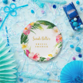 Dessertplatte, tropisches Brautparty Pappteller (Party)