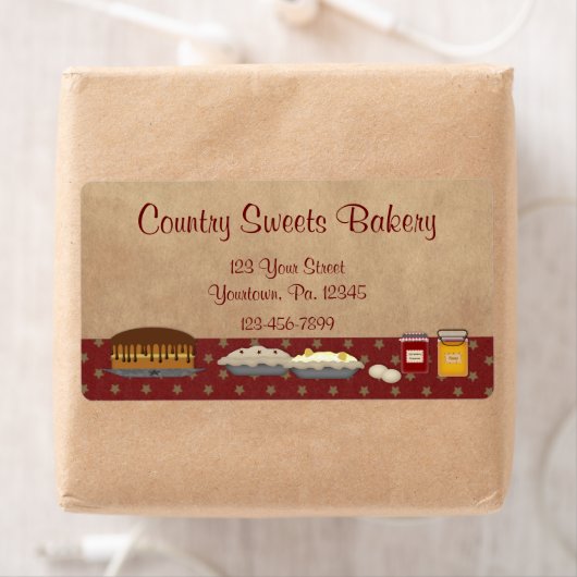 Desserts Backwaren oder Firmenzeichen (Insitu)