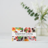 Desserts ganz Obst | Catering Visitenkarte (Stehend Vorderseite)
