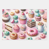 Desserts Geschenkpapier Set (Vorderseite 2)