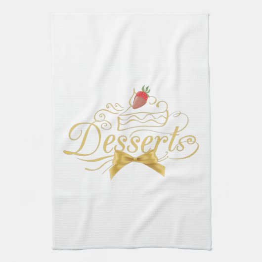 Desserts Geschirrtuch (Vertikal)