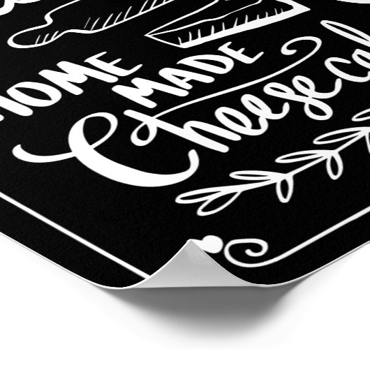 Desserts Menu Poster (Ecke)