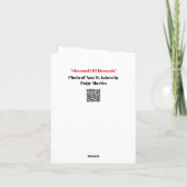 Desserts oder Stressgetränke, Ihre Wunschkarte Karte (Rückseite)