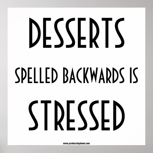 Desserts Poster Print (Vorne)