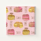 Desserts Rezept Notebooks Notizblock (Rückseite)