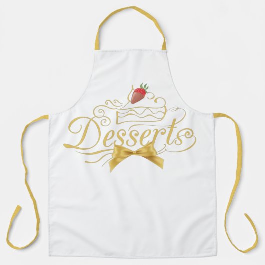 Desserts Schürze (Vorderseite)