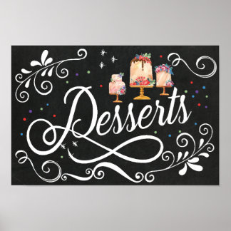 Desserts Signatur Poster