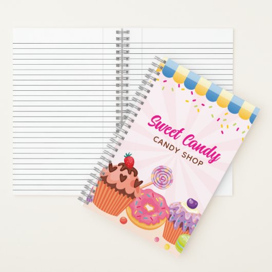 Desserts und Candies Notebook Journal Notizblock (Innen)