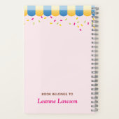 Desserts und Candies Notebook Journal Notizblock (Rückseite)