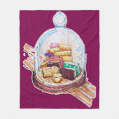 Desserts unter dem Glasdach Fleecedecke (Vorderseite)