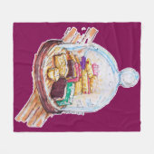 Desserts unter dem Glasdach Fleecedecke (Vorderseite (Horizontal))