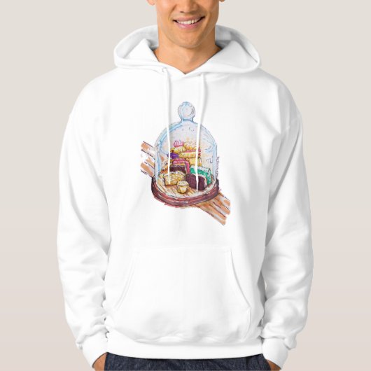 Desserts unter dem Glasdach Hoodie (Vorderseite)