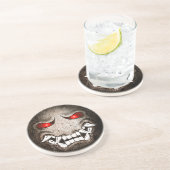 Dessous De Verre en Grès Samouraïmoji Vintag Getränkeuntersetzer (Seite)