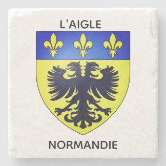 Dessous de verre en pierre - Blason de L'Aigle Steinuntersetzer