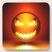 Dessous-de-verre Pumpkinmoji Getränkeuntersetzer (Vorderseite)