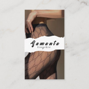 Dessous-Geschäftskarte Visitenkarte