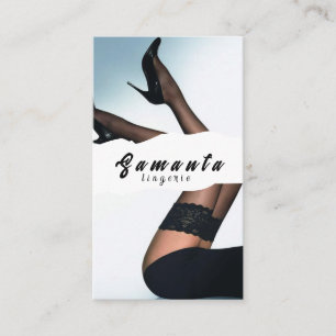 Dessous-Geschäftskarte Visitenkarte