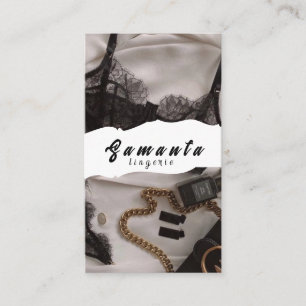 Dessous-Geschäftskarte Visitenkarte