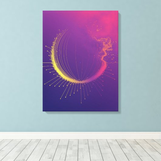 destabilisierend_Set_3 canvas print Leinwanddruck (Insitu (Holzboden))