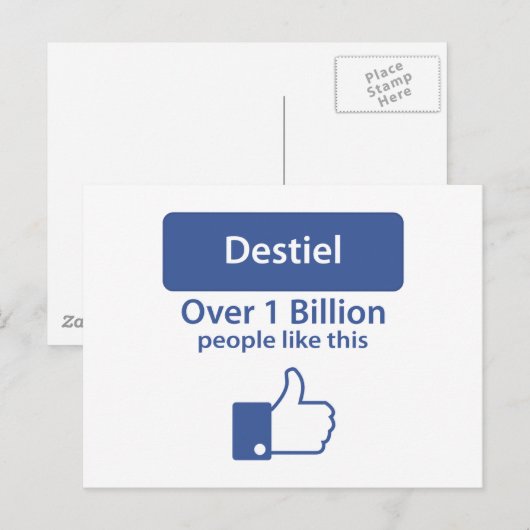 Destiel Postkarte (Vorne/Hinten)